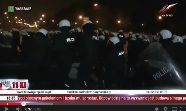 Marsz Niepodległości w relacji TV Republika