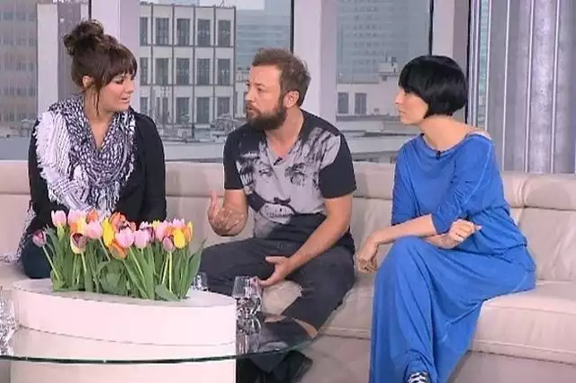 Jury "X-Factor": Ewa Farna, Czesław Mozil i Tatiana Okupnik (fot. Dzień Dobry TVN/x-news)