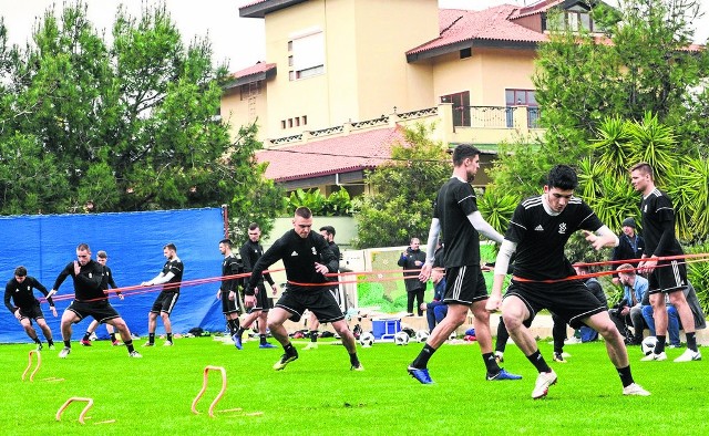 Mecz z FK Armawir był przerywnikiem zgrupowania, na którym piłkarze ŁKS ciężko trenują