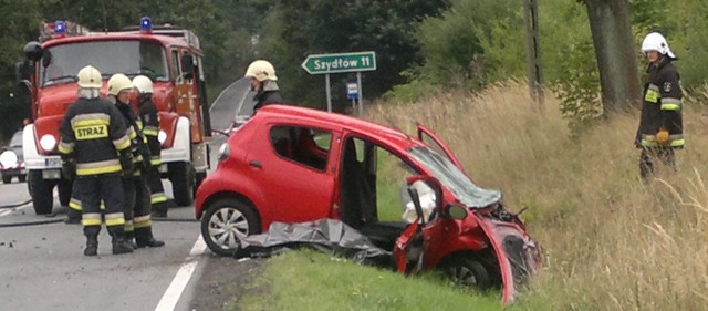 W wypadku zginęły dwie osoby jadące toyotą.