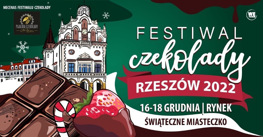 Festiwal Czekolady zawita 16-18.12.2022 do Miasteczka...