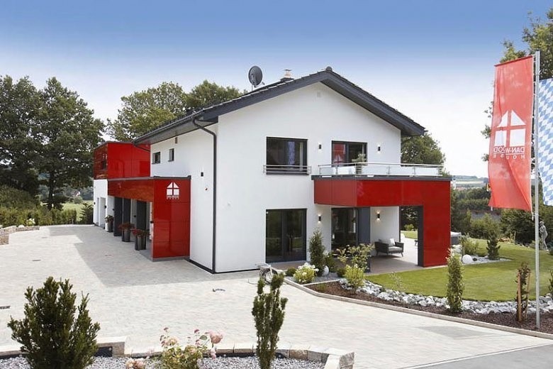 Przykład domu zbudowanego w Niemczech przez bielski Danwood