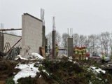 Śmiertelny wypadek na budowie w Złotowie. Na mężczyznę zawaliła się ściana