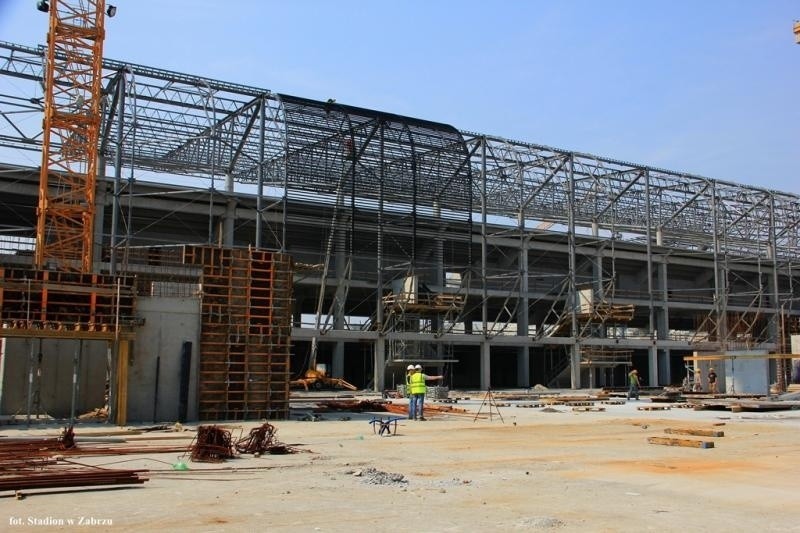 Budowa stadionu Górnika Zabrze: Prace mają zakończyć się do 30 listopada [ZDJĘCIA]