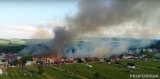 Pożar monstrum w Nowej Białej. Ten film z drona pokazuje skalę żywiołu, który dotknął małopolską wieś