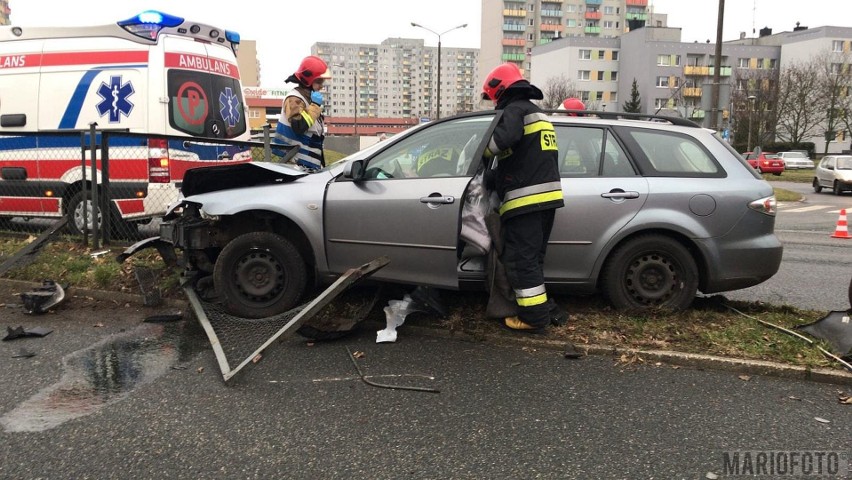 Wypadek na Sosnkowskiego w Opolu.