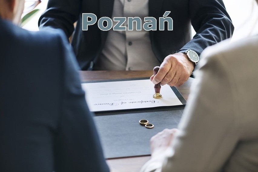 Najwięcej rozwodów mamy w Poznaniu - 2,1 na 1000 mieszkańców