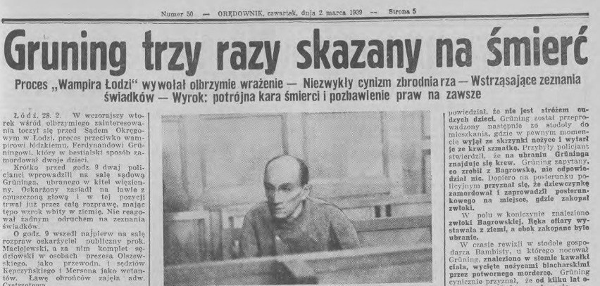 Ferdynand usłyszał najwyższy wyrok