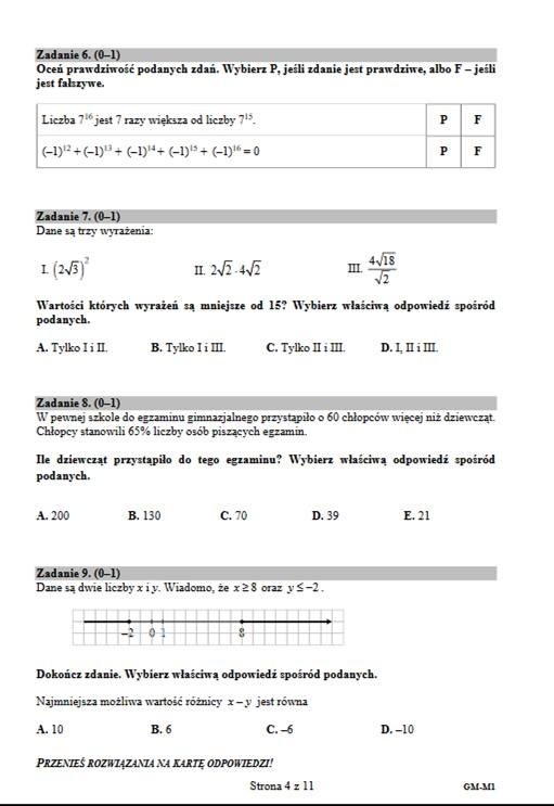 Próbny egzamin gimnazjalny 2017 CZĘŚĆ...