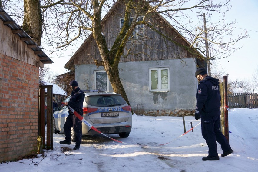 Zbrodnia w Zdziechowicach Drugich koło Stalowej Woli. Zobaczcie zdjęcia z miejsca zdarzenia 