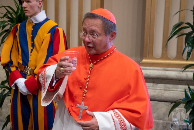 Kardynał Grzegorz Ryś podczas konsystorzu
