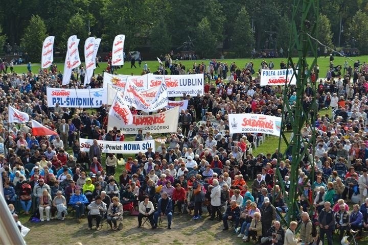 Podczas 33. Pielgrzymki Ludzi Pracy, szef Solidarności...