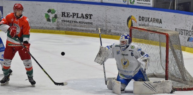 Ekstraklasa hokejowa; Re-Plast Unia Oświęcim - Zagłębie Sosnowiec 5:4 po dogrywce.