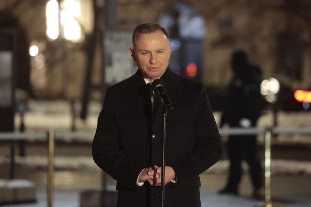 Na elewacji Pałacu Prezydenckiego w Warszawie pojawił się w czwartek wizerunek świętego Jana Pawła II.