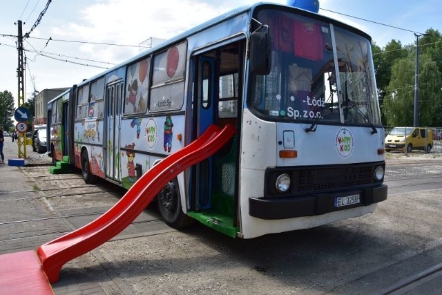 Happy Bus się w tym roku zepsuł, ale reanimowali go - jak zawsze niezawodni - mechanicy z MPK.