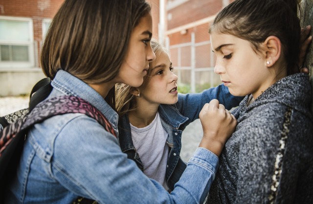 Bullying to przemoc psychiczna i fizyczna wymierzona przez dzieci w kierunku ich rówieśników. Objawia się długotrwałym działaniem zmierzającym do wykluczenia ich ze społeczności szkolnej lub grupy rówieśniczej.