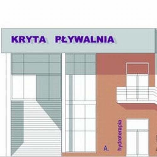 Miasto przedstawilo projekt krytej plywalni w Oleśnie.