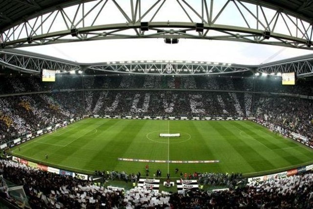 Juventus - Napoli. Oprawa Juventusu