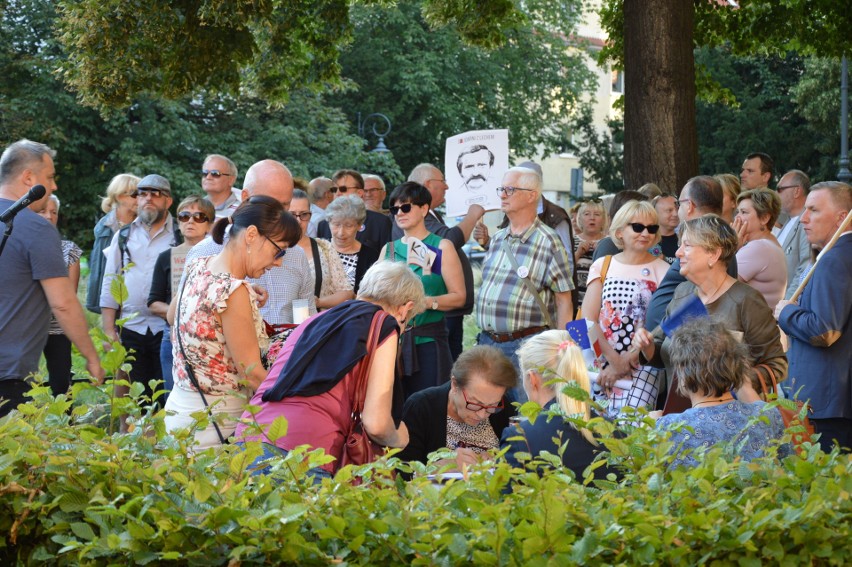 Opole, 3 lipca 2018. Protest w obronie Sądu Najwyższego.