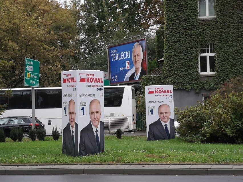 Kraków. Wybory 2019. Plakaty wyborcze opanowały miasto. Trwa walka o wyborców [ZDJĘCIA]