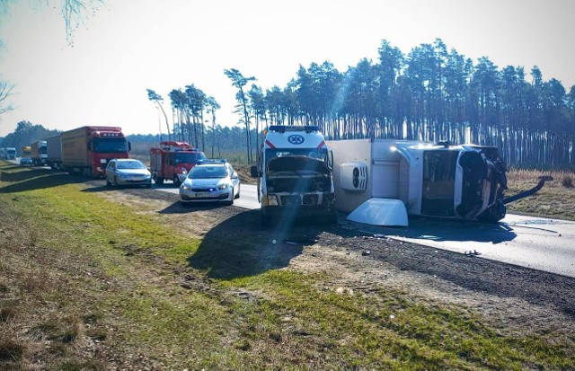 Poważny wypadek pod Piłą.