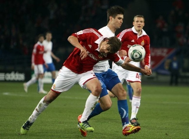 Semir Stilić w meczu przeciwko Wiśle, marzec 2012 r.