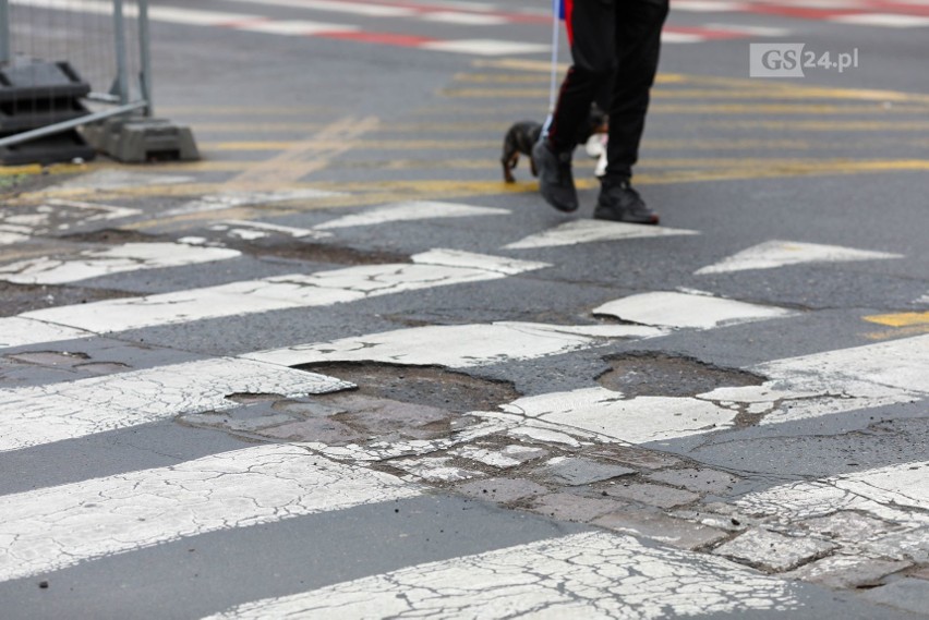Dziury w drogach w Szczecinie. Kierowcy narzekają, a ZDiTM zapewnia, że robi co może