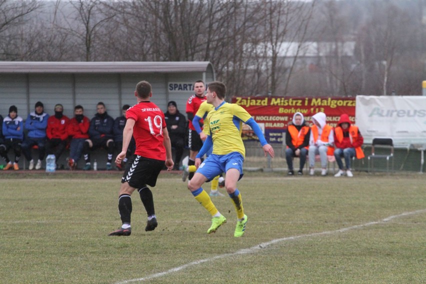 Trzecia liga. Ciekawy mecz w Daleszycach. Spartakus przegrał z Hutnikiem Kraków 0:1 [DUŻO ZDJĘĆ, WIDEO]