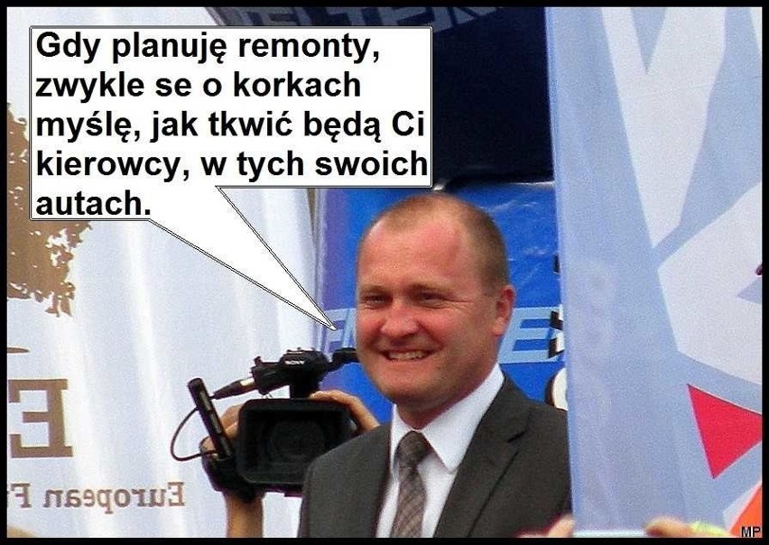 Memy i dowcipy o remontach i korkach w Szczecinie