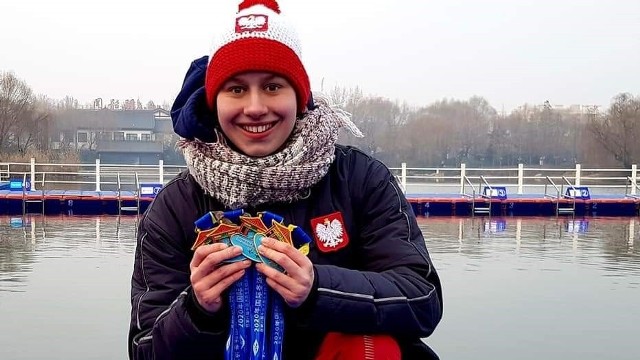 Aleksandra Bednarek z medalami