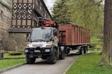 Mercedes Unimog U 400 w Lesie Turyńskim