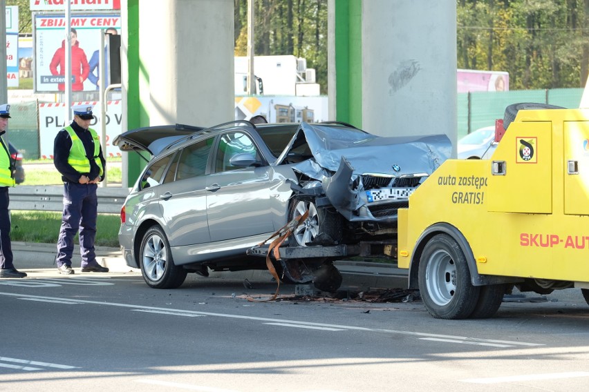 Wypadek na skrzyżowaniu ulic gen. Sosabowskiego i Kazimierza...