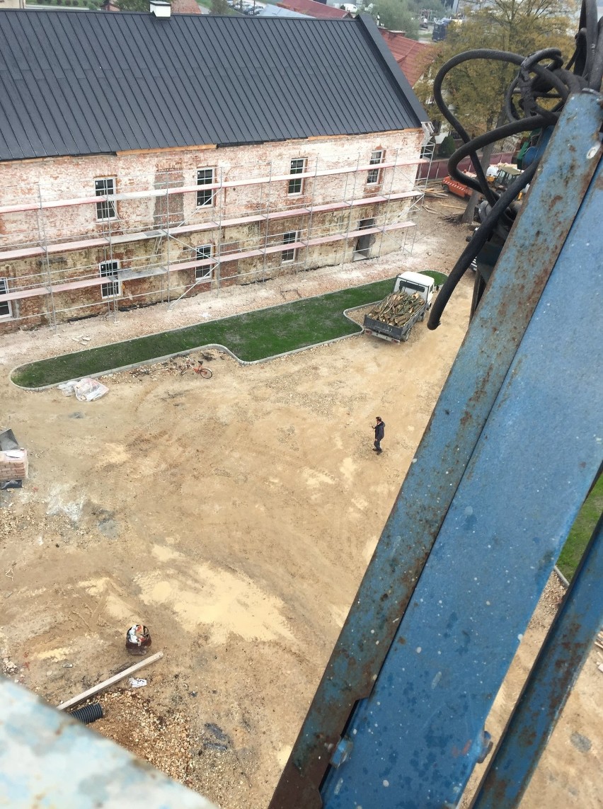 Trwa budowa ekskluzywnego hotelu w Rytwianach. Zobaczcie postępy prac (ZDJĘCIA)
