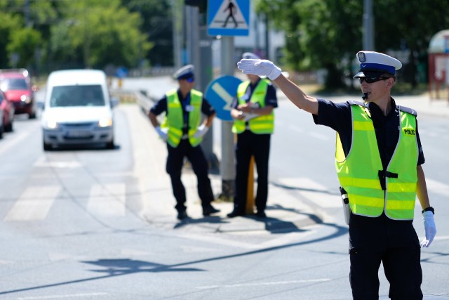 Policjanci sprawdzali się w umiejętnościach w kierowania ruchem drogowym