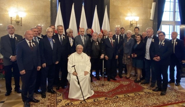 Uroczystość wręczenia Krzyży Wolności i Solidarności w Katowicach