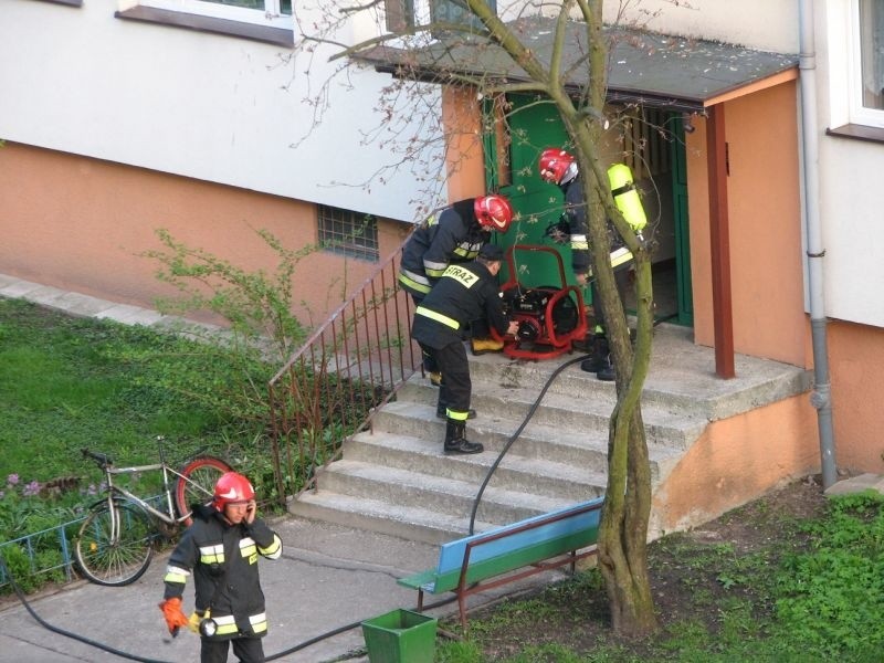 Pożar w Bielsku