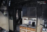 Pożar w Piekarach Śląskich [ZDJĘCIA] Mieszkanie doszczętnie spłonęło