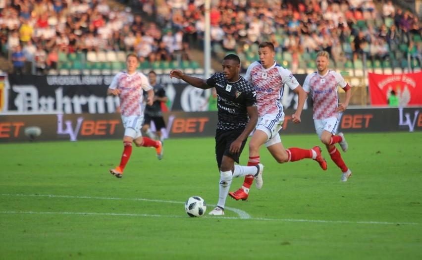 17.09.2018. Vamara Sanogo w meczu przeciw Górnikowi Zabrze.