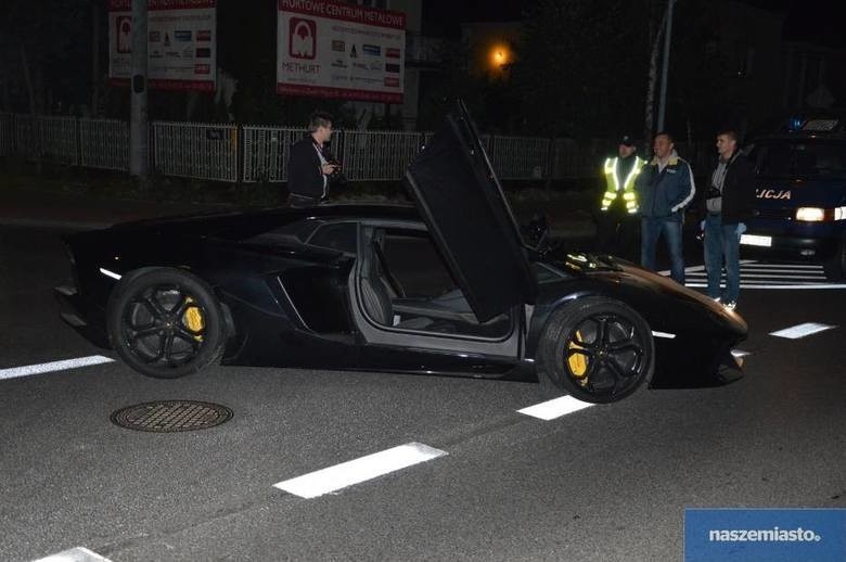 Lamborghini porzucone we Włocławku