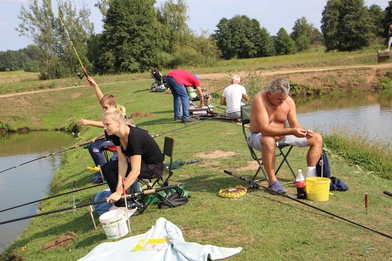 Turniej wędkarski w Przytyku odbył się na stawach w...