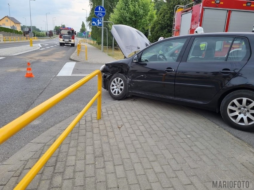 Wypadek w Boguszycach. Zderzenie volkswagena ze skodą na...