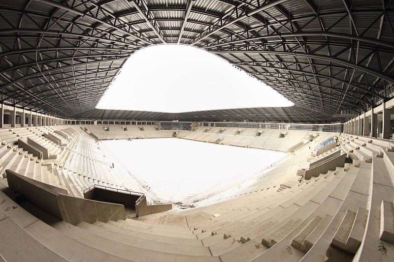 Budowa stadionu GKS Tychy [ZDJĘCIA]