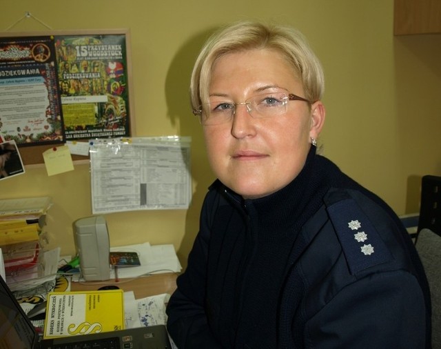 Kamila Zgolak - Suszka, rzeczniczka żarskiej policji namawia mieszkańców do udziału w akcji.
