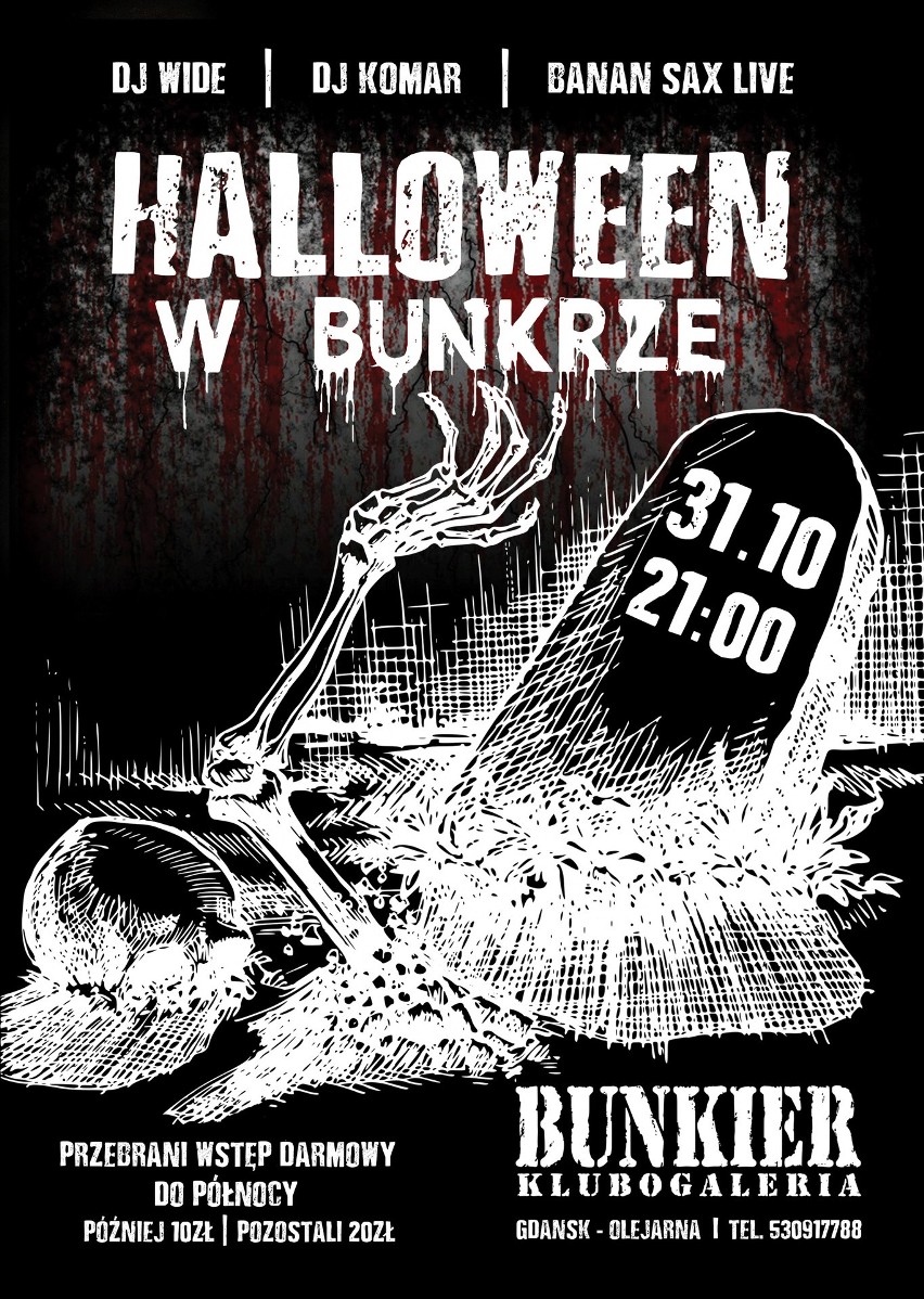 GDAŃSK - 31 października - Halloween w Bunkrze...