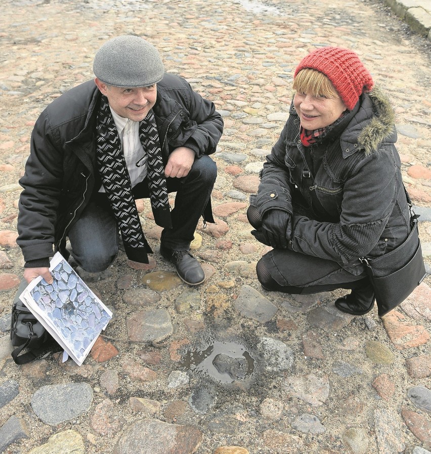 Tak wygląda jedyna pozostałość po bramie przy ul. Czystej....