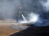 Pożar śmieci w firmie w Stalowej Woli