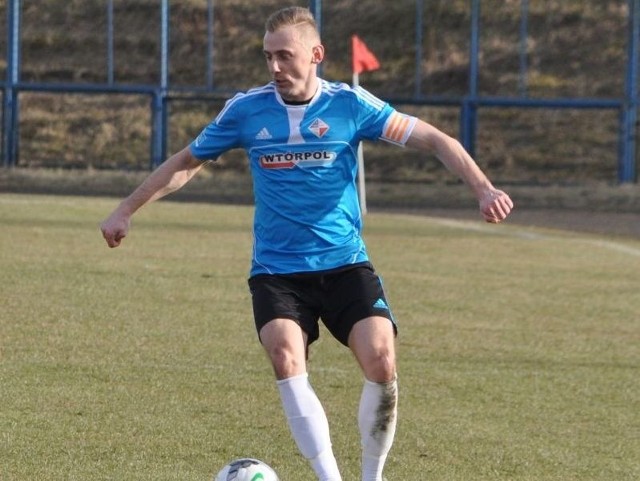 Kapitan Granatu Skarżysko Marcin Kołodziejczyk ma już dziewięć zdobytych goli na koncie w tym sezonie.
