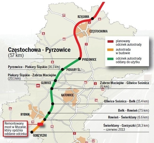 Autostrada A1 Częstochowa - Pyrzowice ma wreszcie powstaćFot: ARC