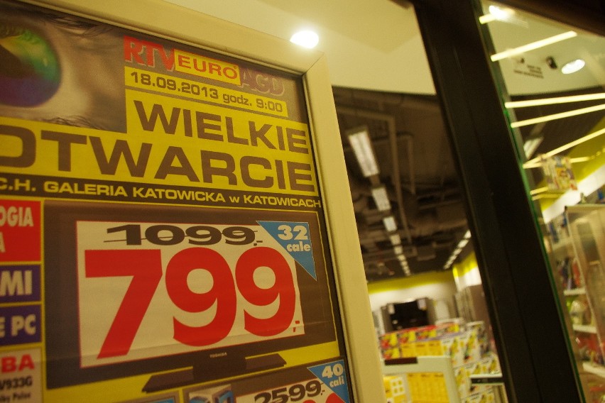 Otwarcie Galerii Katowickiej: RTV Euro AGD. Wielkie zamieszanie. O której otwierają?