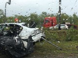 Kolejny wypadek na Basenie Górniczym w Szczecinie. Ranny kierowca BMW